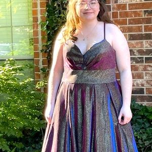 prom dress size 14 women worn once. Original price $450